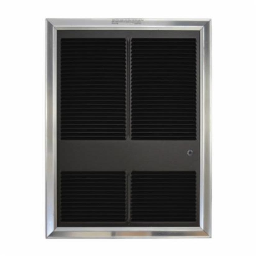 TPI F3327TDRP 3320 1-Phase Fan Forced Standard Wall Heater With In-Built Single Pole Tamperproof Thermostat, 16560 Btu/hr Capacity, 208 VAC, 4.8 kW Power Rating